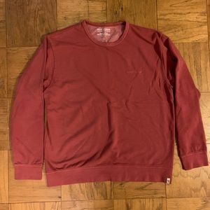 Fair Harbor “Vintage-wash Saltaire Crewneck” - Faded Red - L